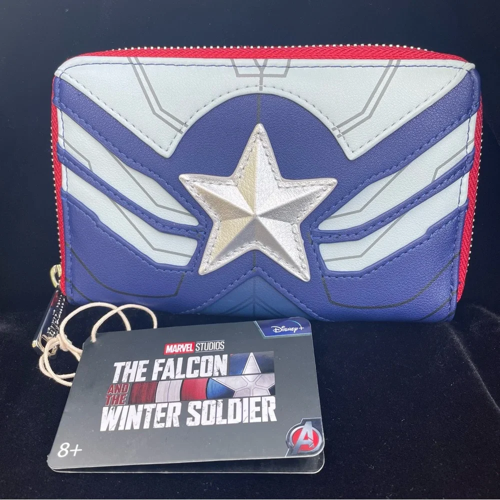 Loungefly The Falcon and the Winter Soldier Zip Around Wallet